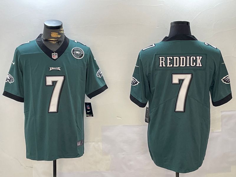 Men Philadelphia Eagles #7 Reddick Green Second generation 2024 Nike Limited NFL Jersey style 2->philadelphia eagles->NFL Jersey